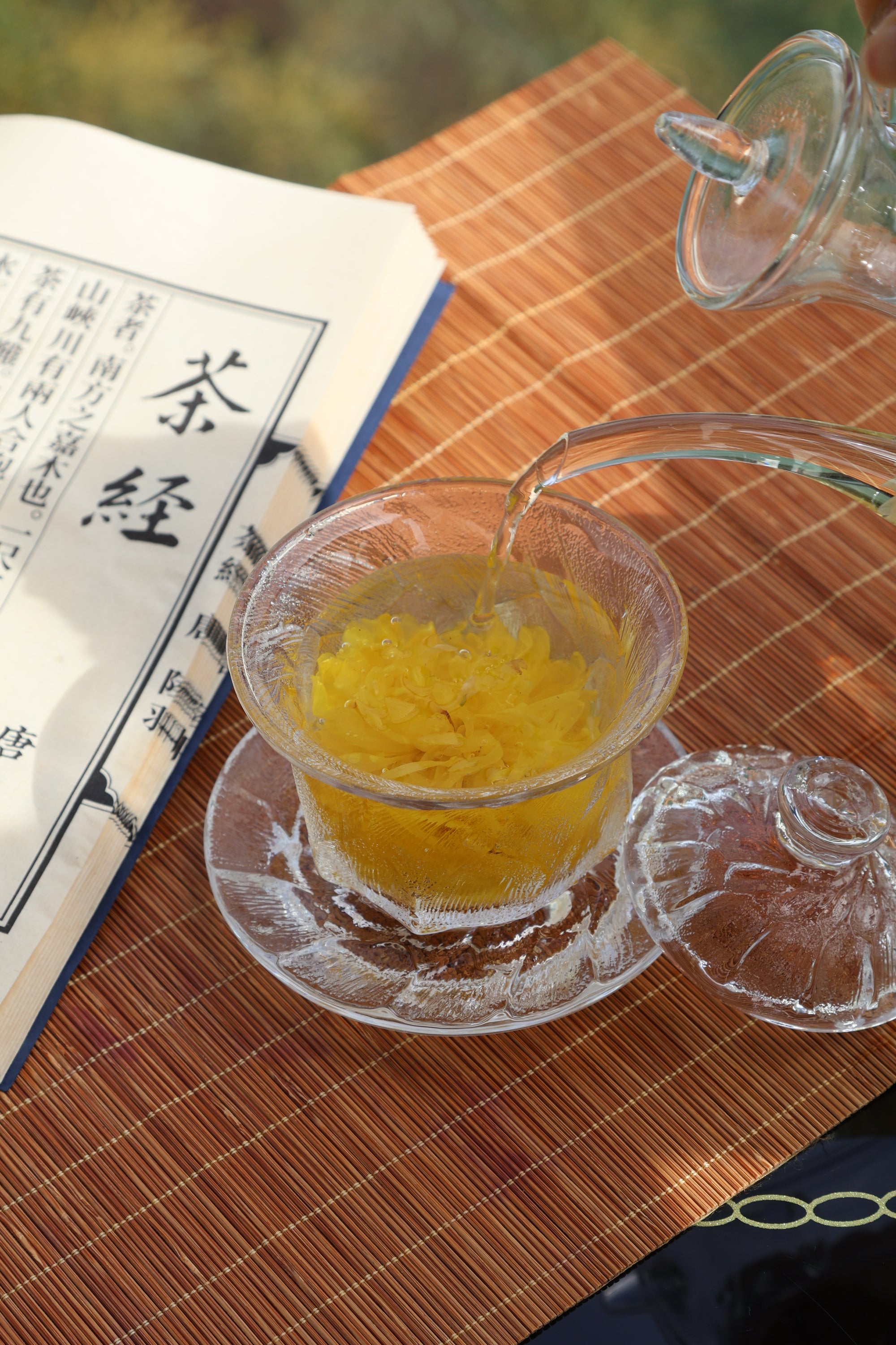 金银花菊花茶